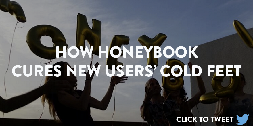Click to Tweet: How HoneyBook cures new users' HoneyBook