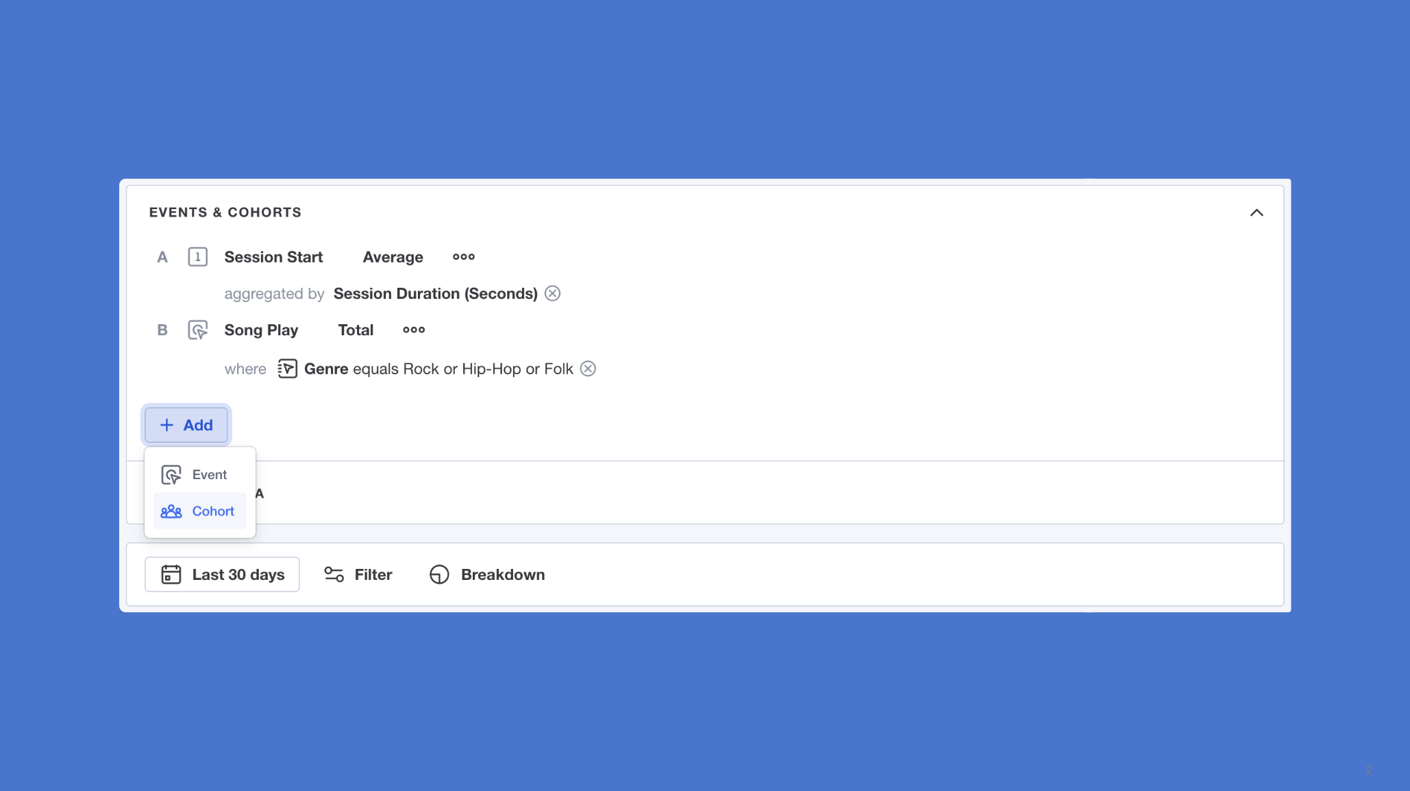 Insights query builder SS